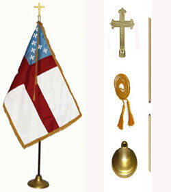 Indoor Episcopal Flag Sets – American Flags 4 Less