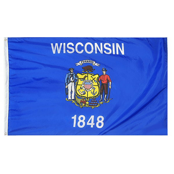 Wisconsin State Flags American Flags 4 Less